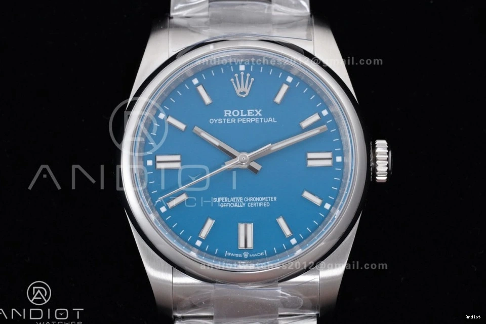 36mm VR3230 1:1 Edition Blue Dial Perpetual Best 126000 Oyster 904L KRF New Steel 0204